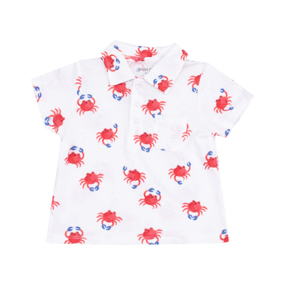 Polo Short And Shirt Set - Crabby Cuties