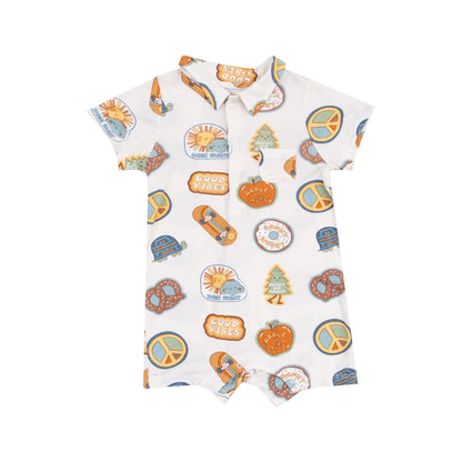 Groovy Vibes Stickers - Polo Shortie