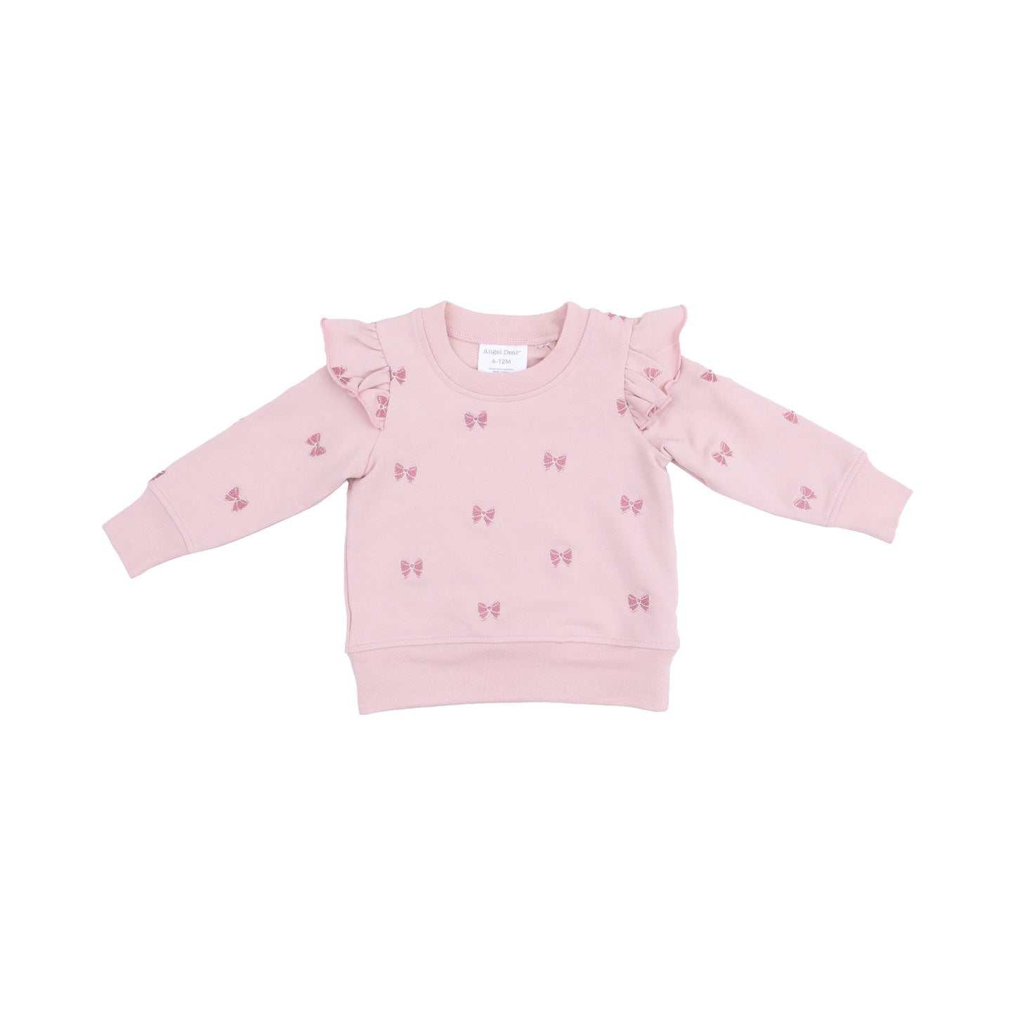 Bows French Terry - Ruffle Sweatshirt And Jogger Set