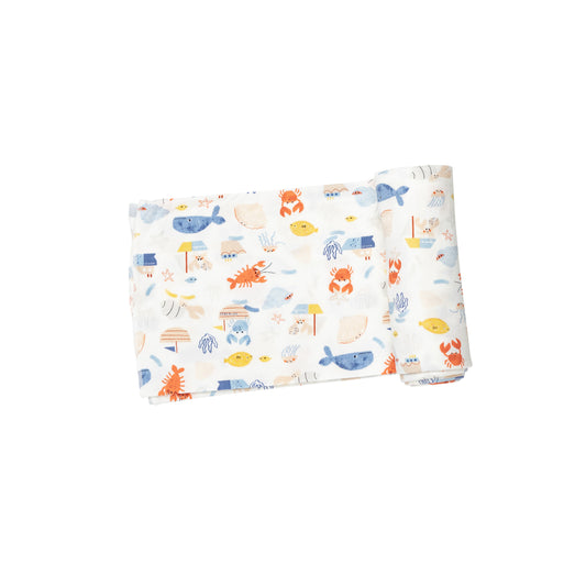 In The Ocean Swaddle Blanket