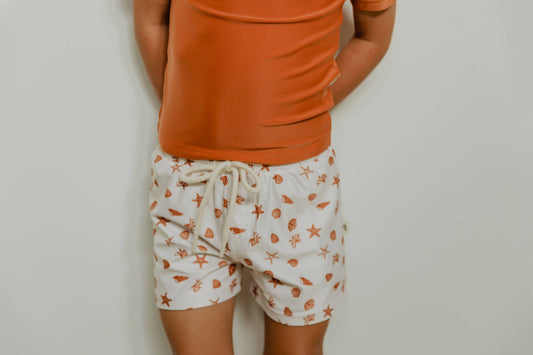 Boy's Seashell Swim Shorts