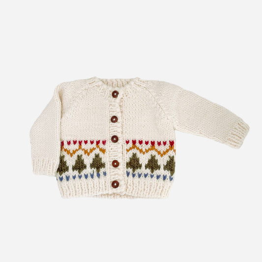 Holiday Tree Fair Isle Cardigan