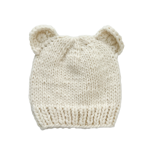 Bear Hat - Cream