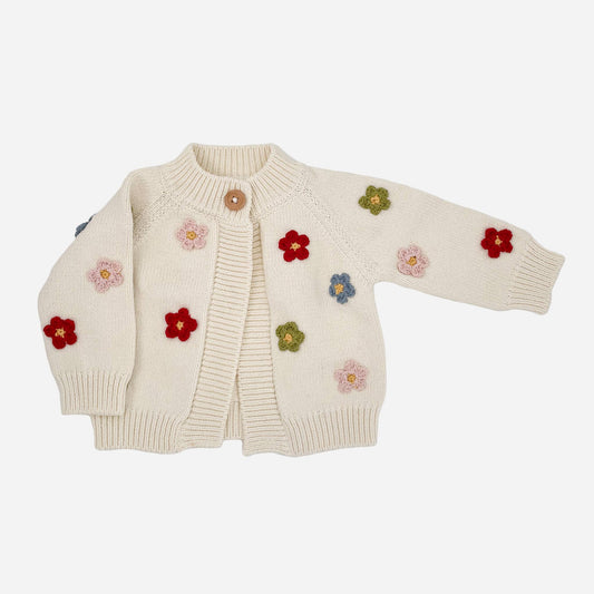 Cotton Flower Cardigan