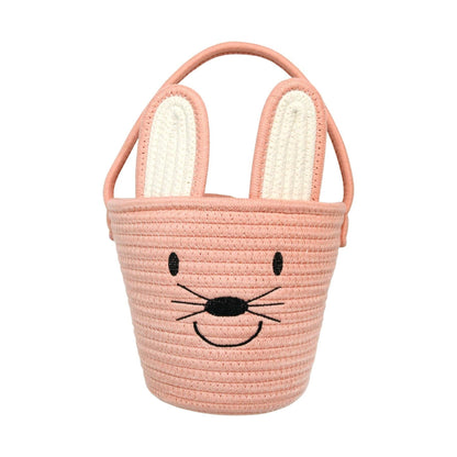 Pink Bunny Easter Basket