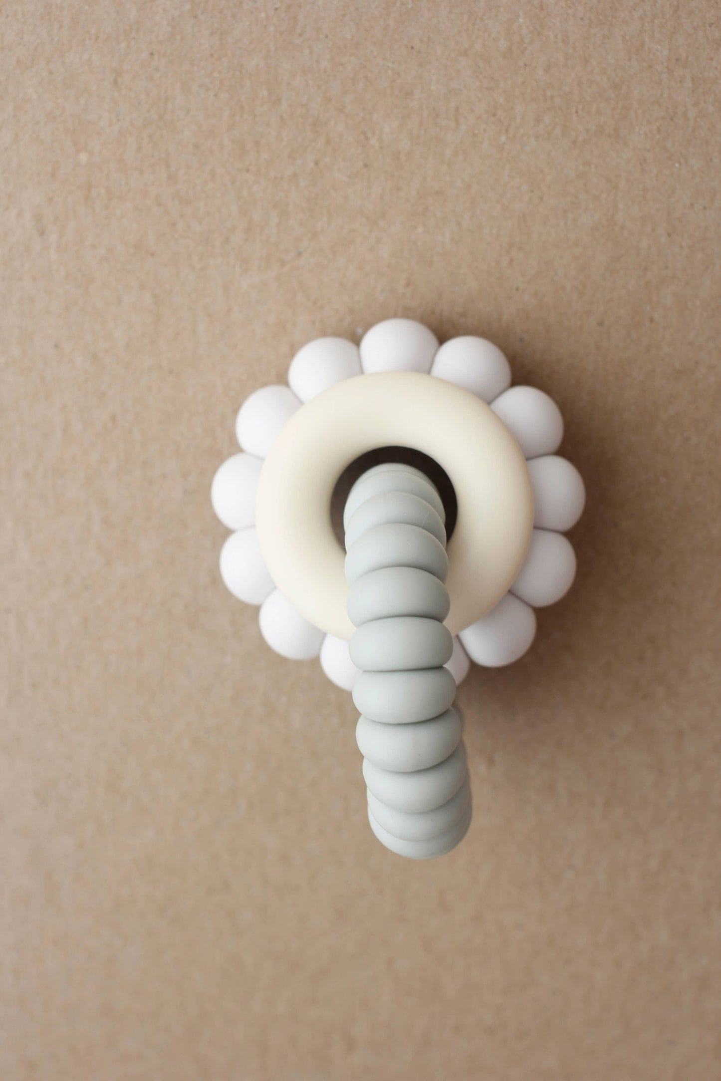 Luna Freezer Teether in Ivory Flower