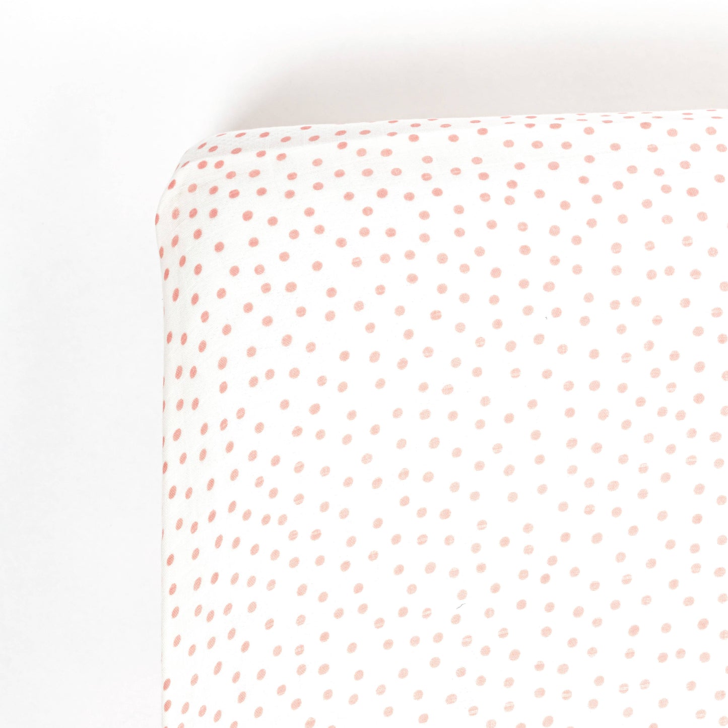 Blush Dots Bamboo Muslin Crib Sheet