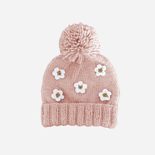 Flower Hat in Blush