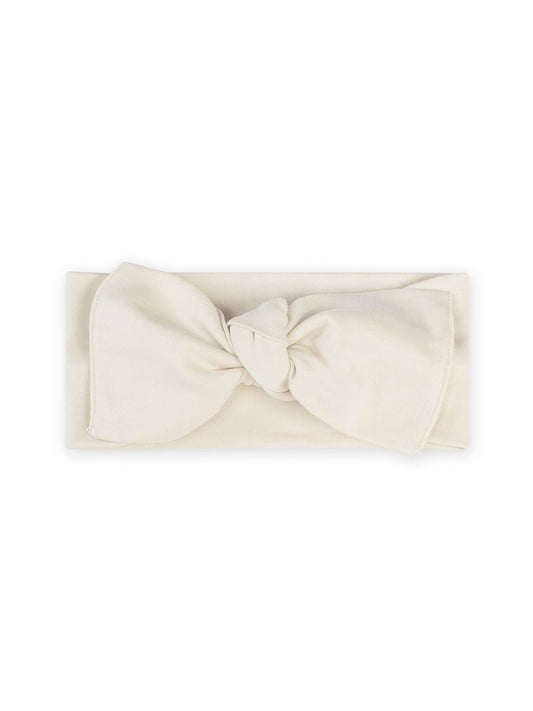 Organic Baby Knot Bow Wrap - Natural