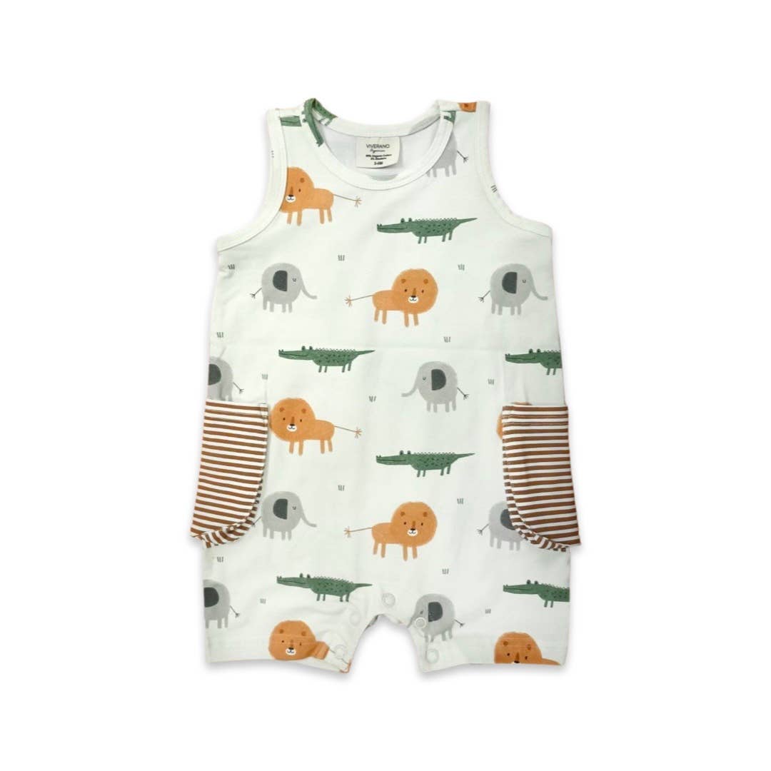 Savannah Pocket Shortie Baby Romper