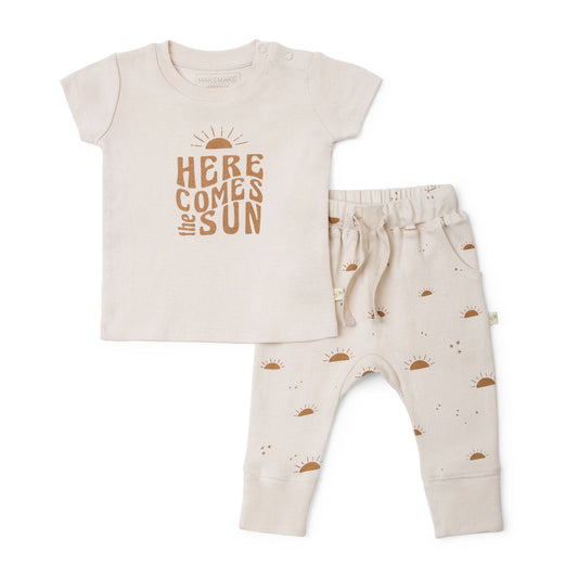 Organic Cotton Harem Pants And Tee - Here Comes The Sun