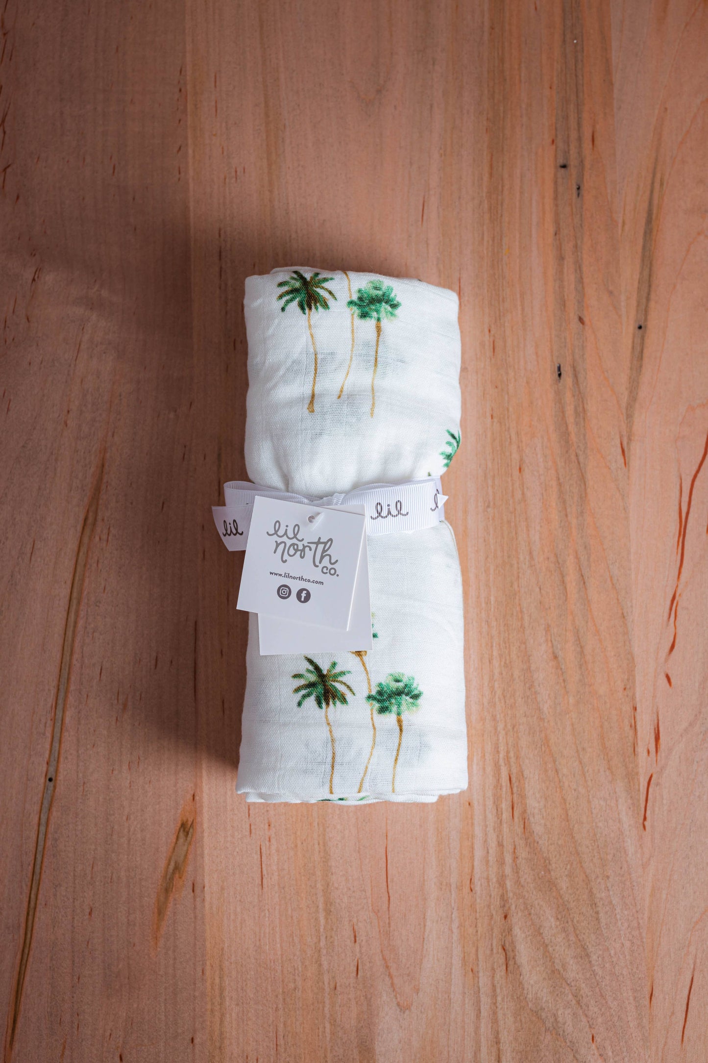 Palm Trees Muslin Single Swaddle